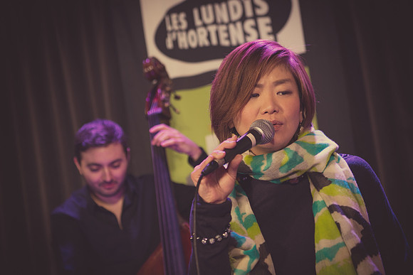 Maki's recording at Jazz Station